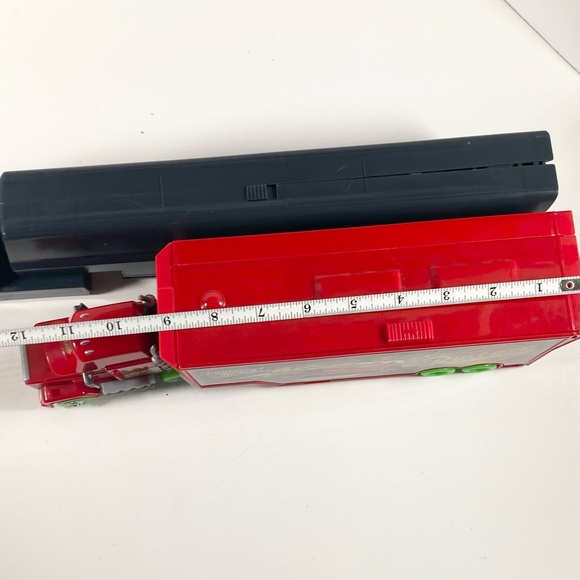 Disney Cars Haulers Lot - Jackson Storm Gale Beaufort and McQueen Mack Hauler - Picture 13 of 16